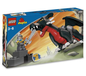 LEGO Castle Schwarz Drachen 4784 Packaging
