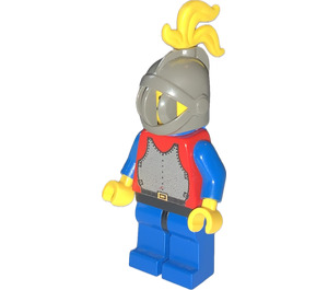 LEGO Slott Riddare med Gul Plym Minifigur