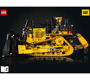 LEGO Cat D11 Bulldozer 42131 Byggeinstruksjoner