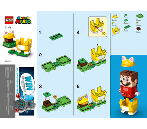 LEGO Kat Mario Power-Omhoog Pack 71372 Instructions
