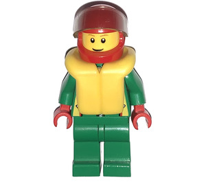 LEGO Catamaran Conducteur avec Casque et Gilet de sauvetage Minifigurine