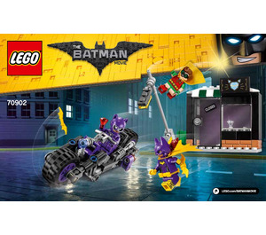 LEGO Catwoman Catcycle Chase 70902 Byggeinstruksjoner