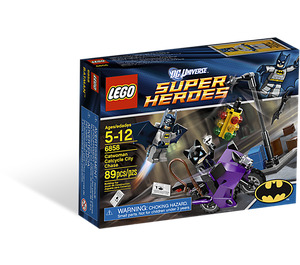LEGO Catwoman Catcycle City Chase Set 6858 Packaging