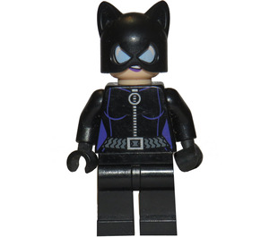 LEGO Catwoman con Dark Morado Trim y Lips Minifigura