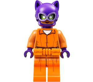 LEGO Catwoman mit Orange Arkham Jumpsuit Minifigur
