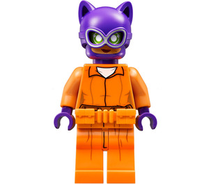 LEGO Catwoman with Orange Arkham Jumpsuit Minifigure