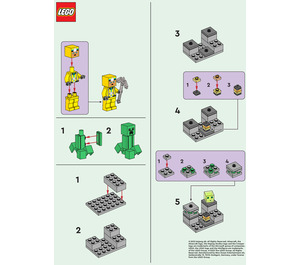 LEGO Cave Explorer, Creeper and Slime Set 662302 Instructions