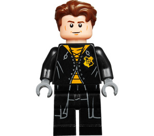 LEGO Cedric Diggory med Svart og Gul Hettegenser Minifigur