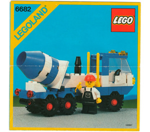 LEGO Cement Mixer Set 6682 Instructions