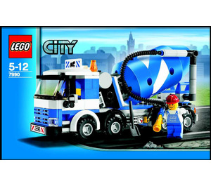 LEGO Cement Mixer Set 7990 Instructions