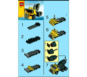 LEGO Cement Truck 7876 Instructions