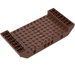 LEGO Mitte Hull 8 x 16 x 2.3 mit Löcher (95227)