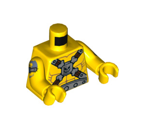 LEGO Chainsaw Dave Minifig Torso (973 / 76382)