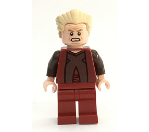 LEGO Chancellor Palpatine jossa Tummanpunainen Asu Minihahmo