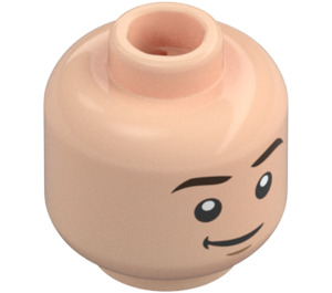 LEGO Chandler Bing Huvud (Infälld solid knopp) (3626 / 77726)