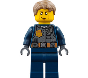 LEGO Chase McCain con Dark Azul Uniform Minifigura