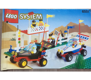 LEGO Checkered Flag 500 6551 Istruzioni