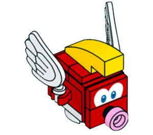 LEGO Cheep Cheep mit rot Lower Gesicht Minifigur