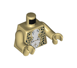 LEGO Cheetah with White Hair Minifig Torso (973 / 76382)