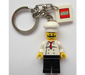 LEGO Chef Key Chain - Lego Logo on Back (851039)