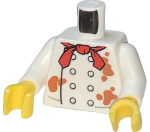 LEGO Chef Minifiguur Torso met Bruin Spots (973)