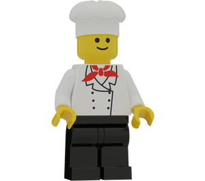 LEGO Chef - Standard Sourire, Noir Jambes Figurine