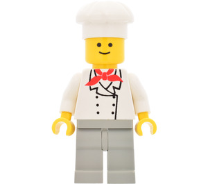 LEGO Chef - Standard Sourire, Light Grey Jambes Figurine
