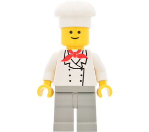 LEGO Chef - Standard Úsměv, Světlo Grey Nohy Minifigurka