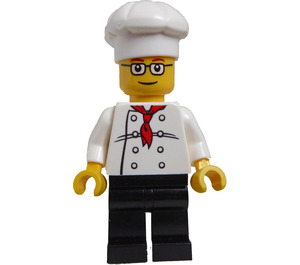 LEGO Chef с Черно Панталони и Очила Минифигурка