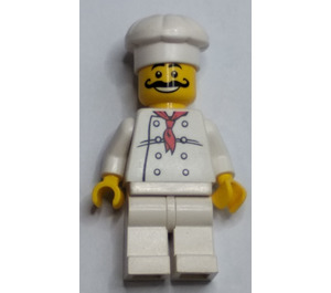 LEGO Chef mit Rot Schal und 8 Knöpfe Weste Minifigur