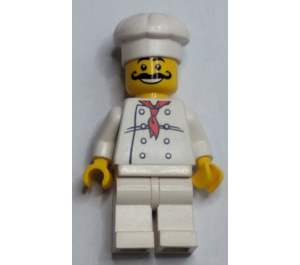 LEGO Chef with Red Scarf and 8 Buttons Vest Minifigure