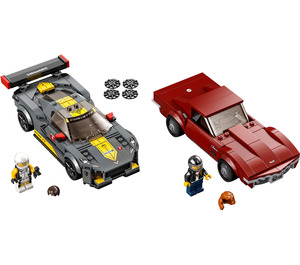 LEGO Chevrolet Corvette C8.R Race Car and 1968 Chevrolet Corvette Set 76903