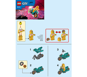 LEGO Poulet Stunt Bike 60310 Instructions