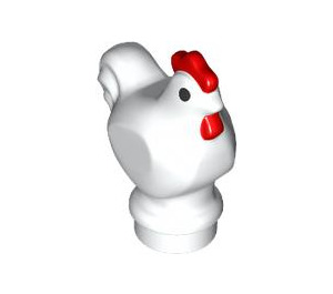 LEGO Chicken with Red (Wide Base) (1413 / 103915)