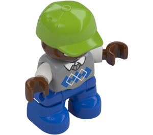 LEGO Child Figure with Cap Le Wp6 Duplo Figure