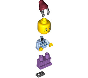 LEGO Kind mit Beanie Hut Minifigur