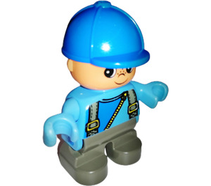 LEGO Child mit Blau Deckel Duplo Abbildung