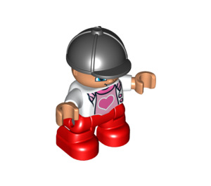 LEGO Child with Horse Riding Helmet Duplo Figure