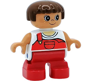 LEGO Child with Red Overalls