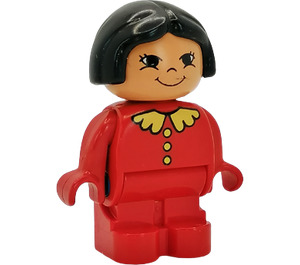 LEGO Child with Red Top and Lace Collar Duplo Figure