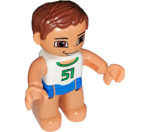 LEGO Dítě s Swim Trunks Figurka Duplo