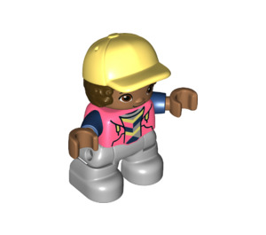 LEGO Child avec Jaune Casquette Duplo Figure