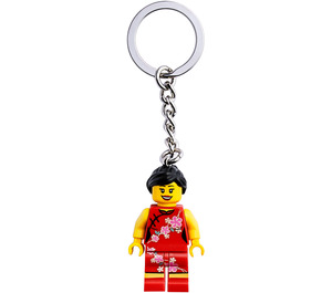 LEGO China Fleur Girl Clé Chaîne (854068)