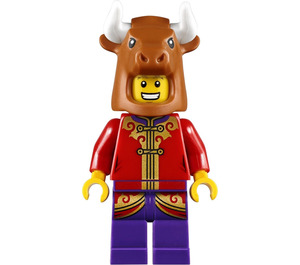 LEGO Chinese New Year Bull Dancer minifiguur