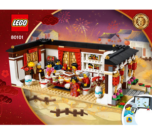 LEGO Chinese New Year's Eve Dinner 80101 Instructies