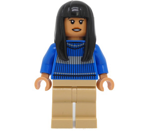 LEGO Cho Chang med Blå Sweater Minifigur