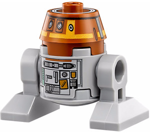 LEGO Chopper (C1-10P) with Gray Body Minifigure