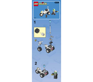 LEGO Chopper Cop 4304 Instrukce