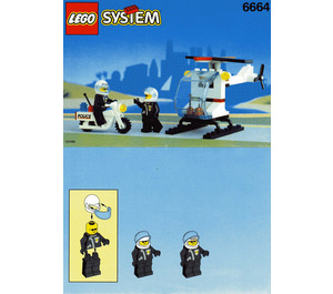 LEGO Chopper Cops 6664 Ohjeet