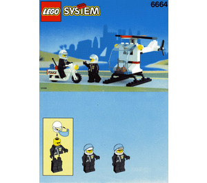 LEGO Chopper Cops 6664 Instructions